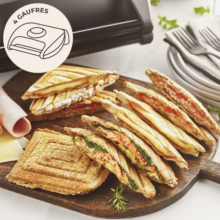 Plaques Croque-monsieur - 4 Gaufres - 2