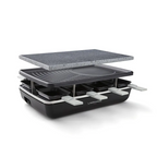 Raclette Element - Plaque gril crêpe + Pierre de cuisson - 1